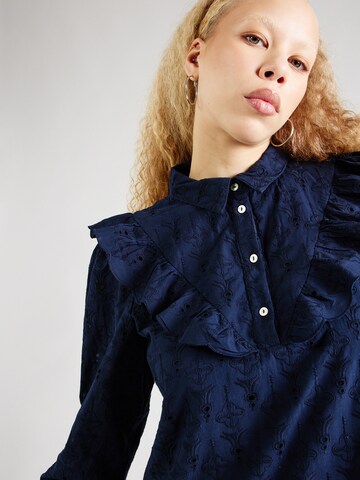 VILA ROUGE EDIT Kleid 'VIADRIENNE' in Blau