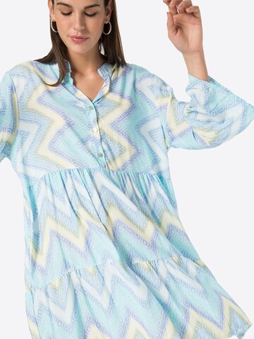 Zwillingsherz Shirt Dress 'Zora' in Blue