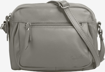 Samantha Look Crossbody Bag in Grey: front