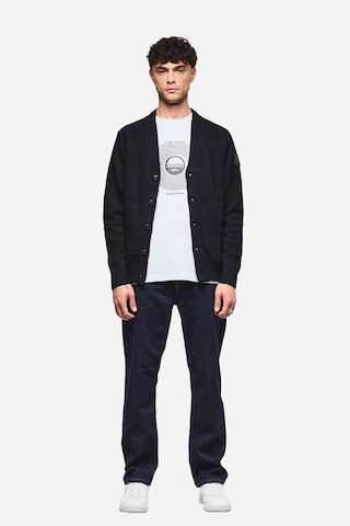 Weekend Offender Strickjacke 'LAUDA WOOL RICH' in Schwarz
