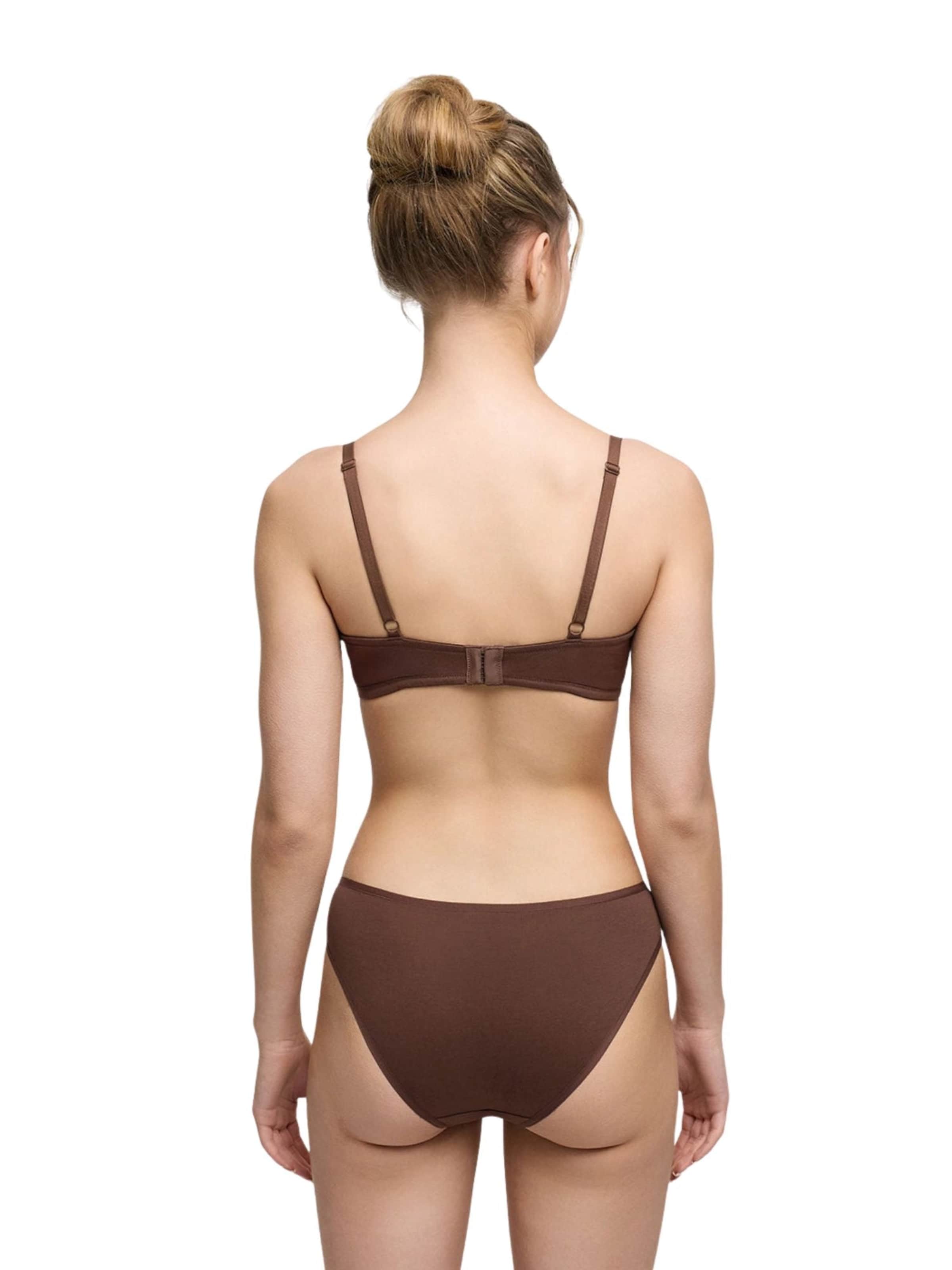 cfab (formerly creamy fabrics) Panty 'Basic Cotton Slip' in Brown