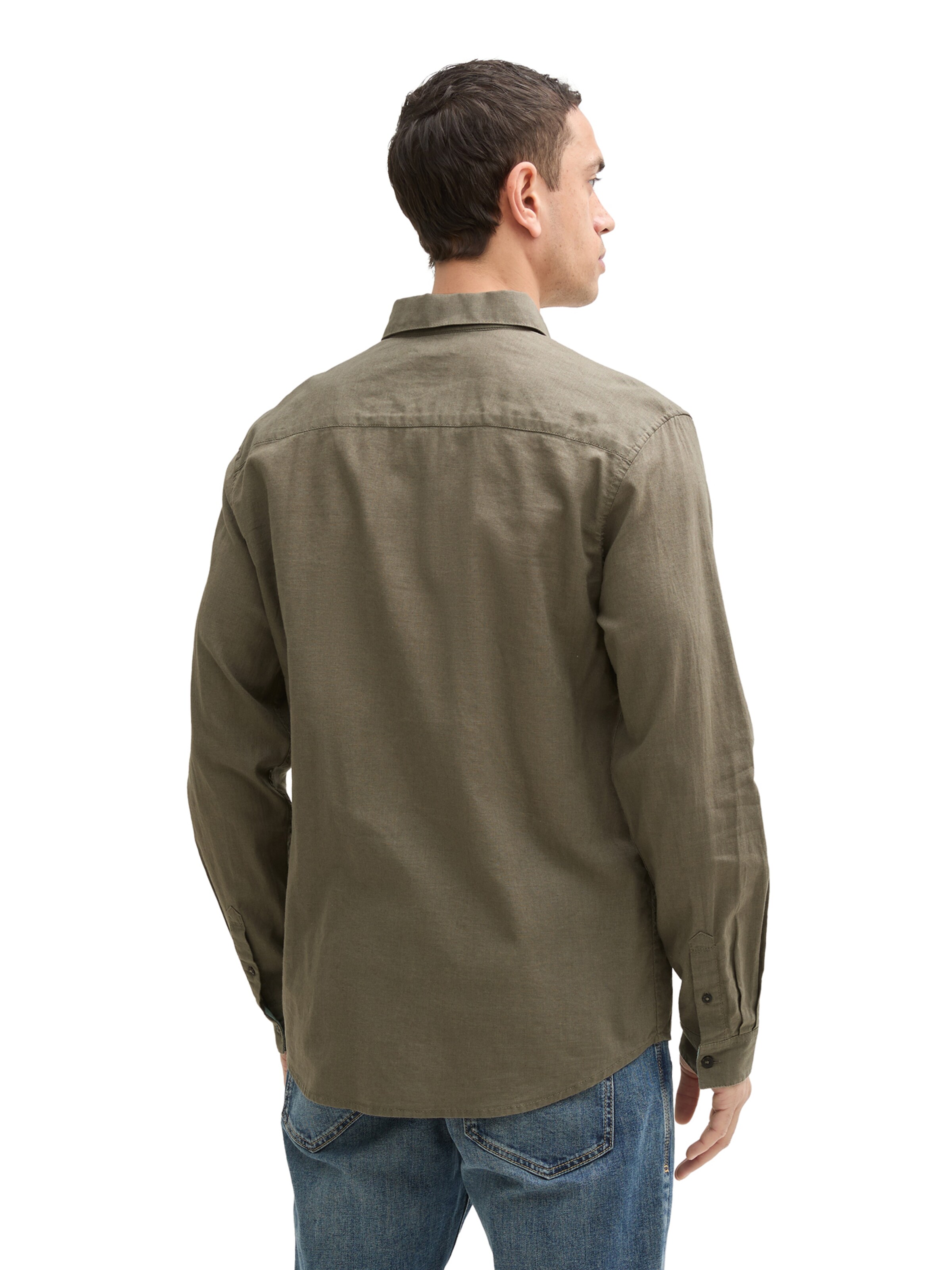 TOM TAILOR Regular fit Overhemd in Groen