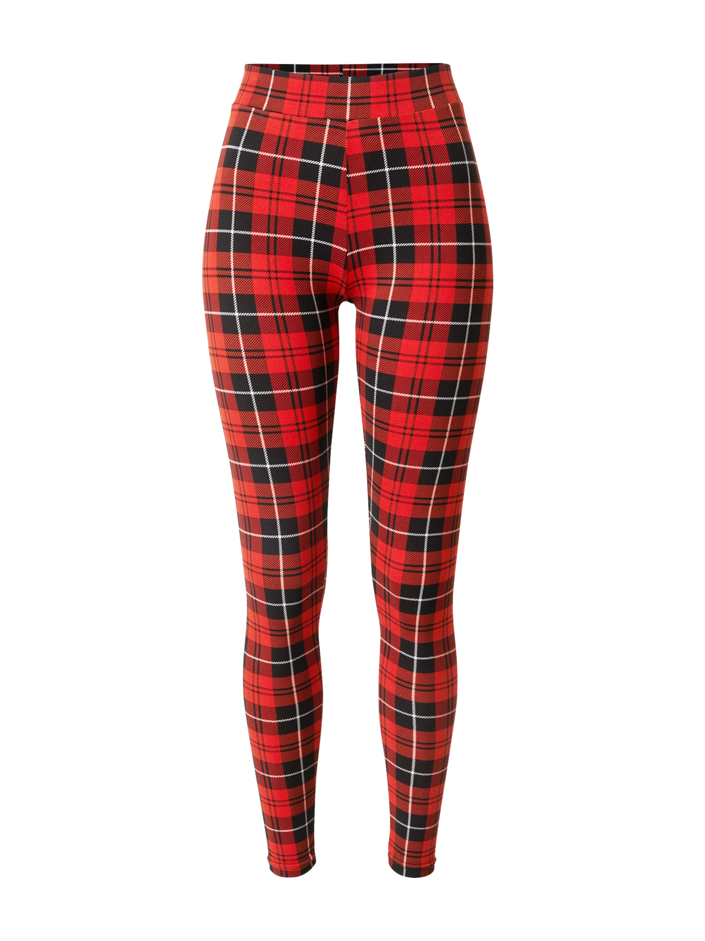 Urban Classics - Skinny Leggings em vermelho: frente