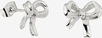Luamaya Ohrringe 'Pretty Ribbon Studs' in Silber: Vorderseite