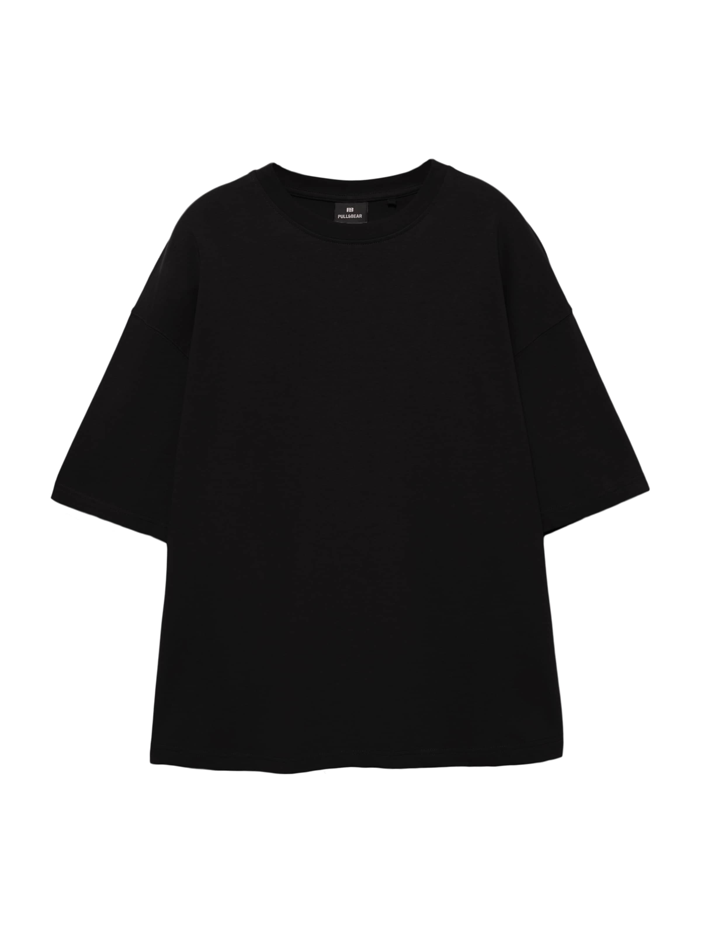 Pull&Bear T-Shirt in schwarz, Produktansicht