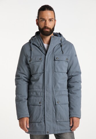 DreiMaster Vintage Winterparka in Grau: Vorderseite