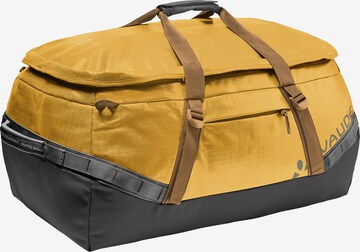 Borsa sportiva 'CityDuffel 65' di VAUDE in giallo: frontale