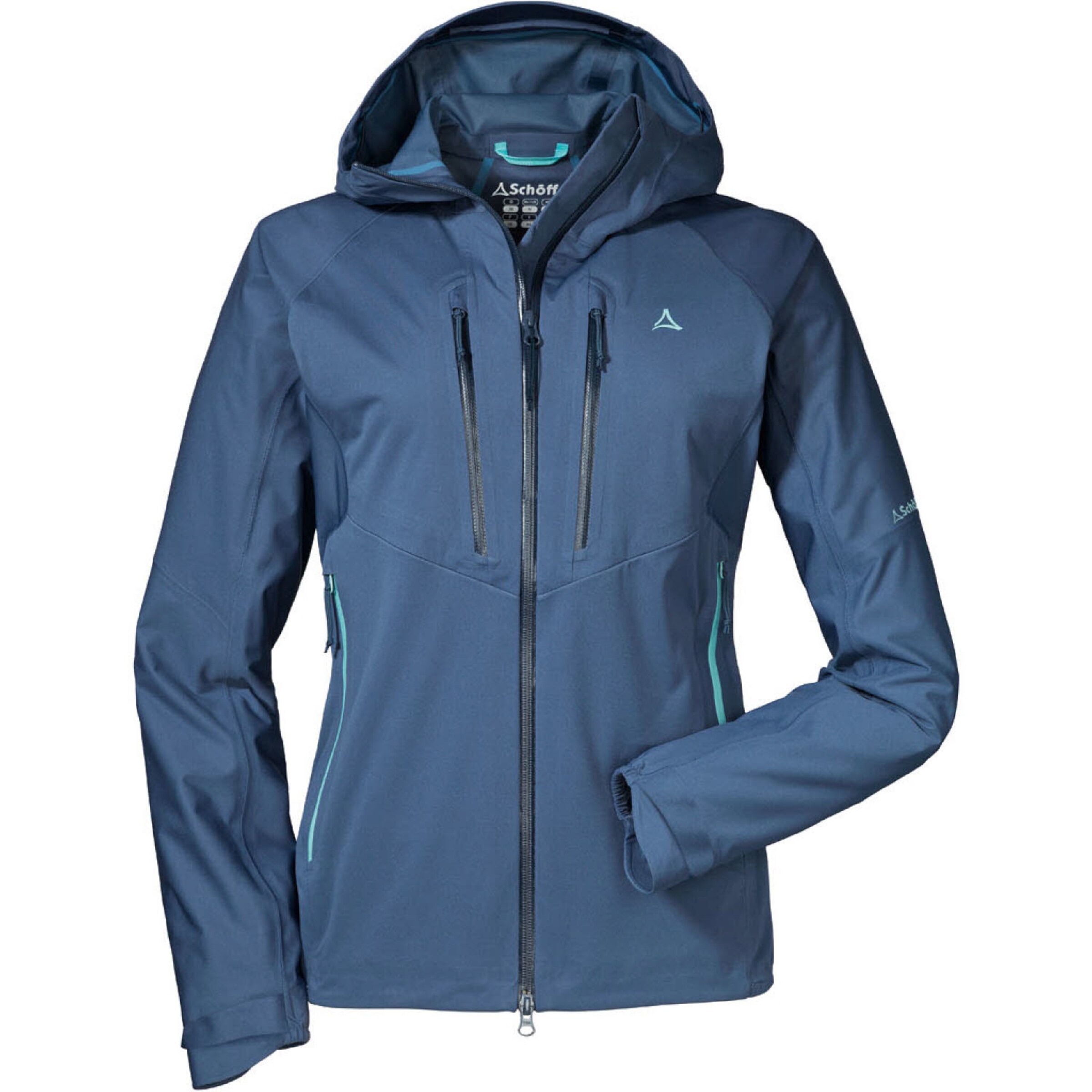 Schöffel Outdoor Jacket in Blue: front