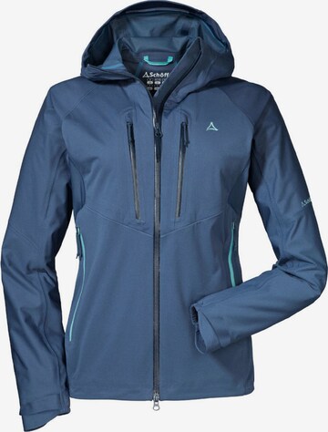 Schöffel Outdoor Jacket in Blue: front