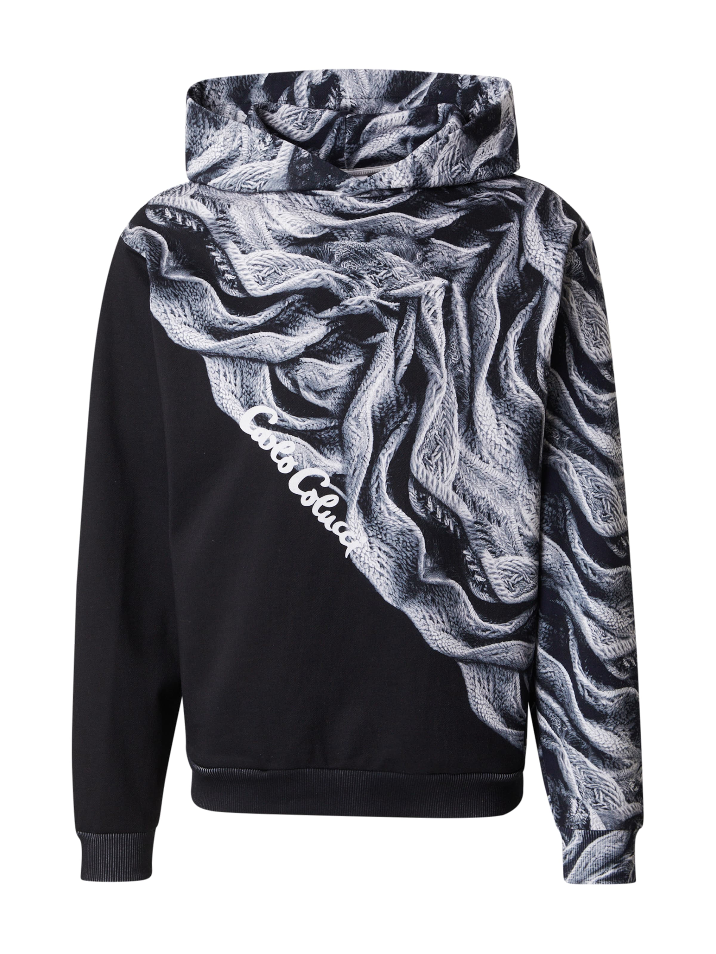 Carlo Colucci Mikina 'Draicchio' – černá: přední strana