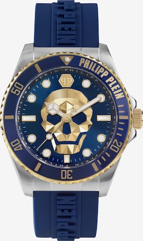 Philipp Plein Watches Analoog horloge 'THE $KULL DIVER' in Blauw: voorkant