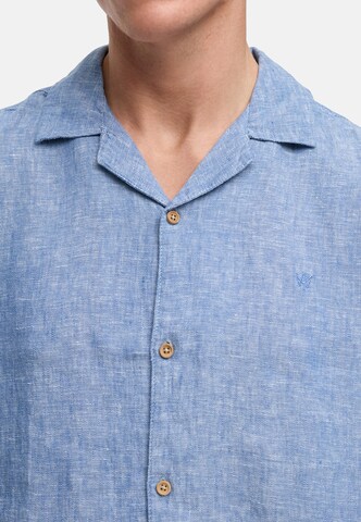 Kronstadt Comfort fit Overhemd 'Ayers' in Blauw