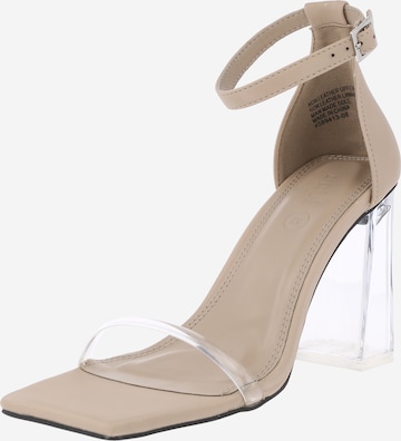 rubi Strap Sandals 'QUINN' in Beige: front