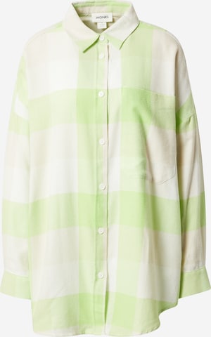 Monki - Blusa en verde: frente