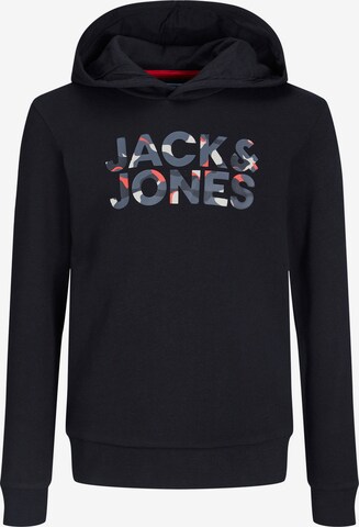 Jack & Jones Junior Mikina – černá: přední strana