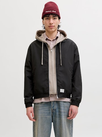 JACK & JONES Between-Season Jacket 'Cassis' in Black: front