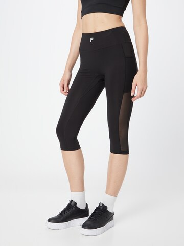 Coupe slim Pantalon de sport 'RADELAND' FILA en noir : devant