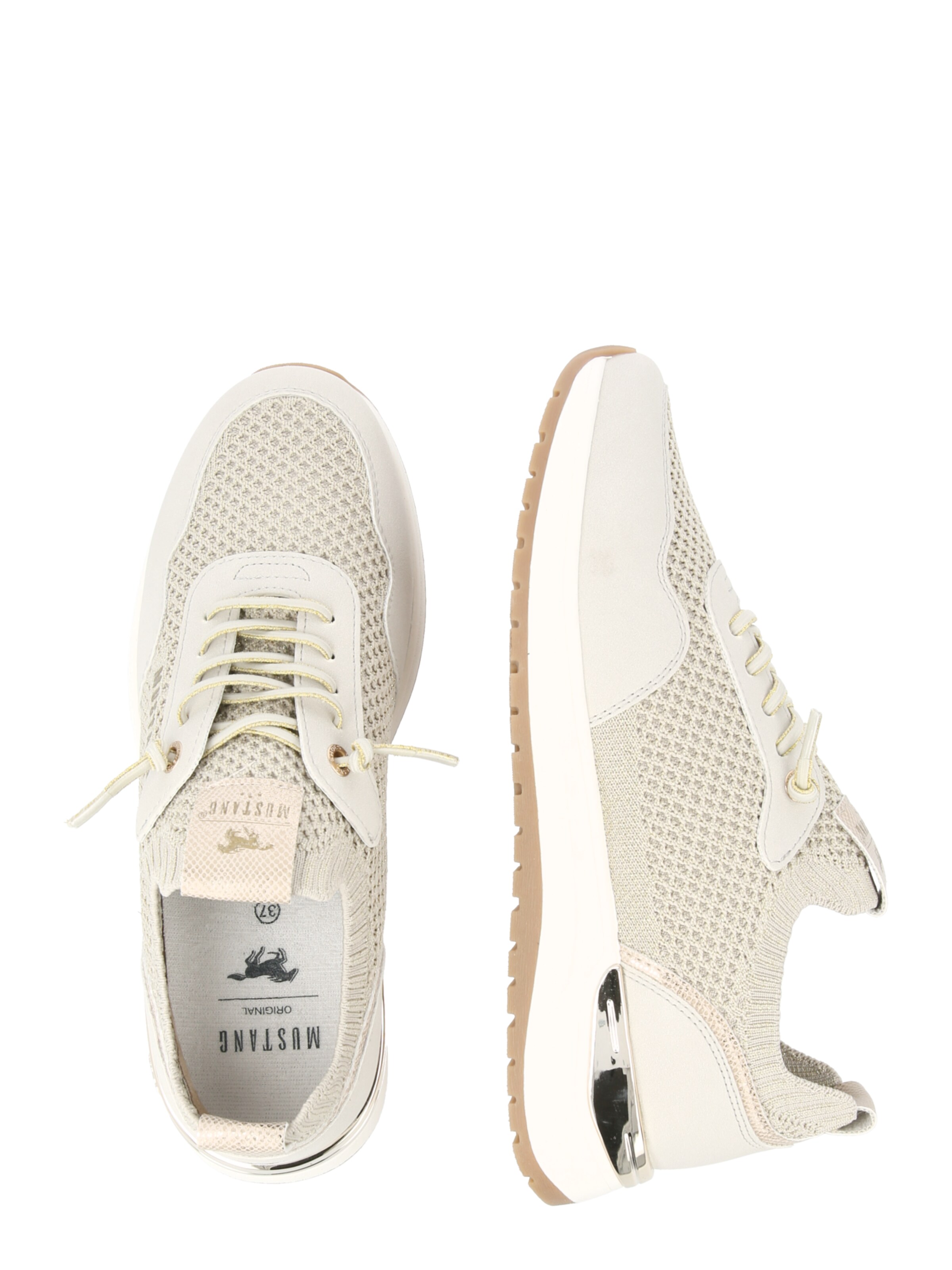 Baskets basses MUSTANG en beige