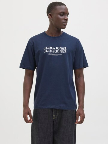 T-Shirt JACK & JONES en bleu : devant