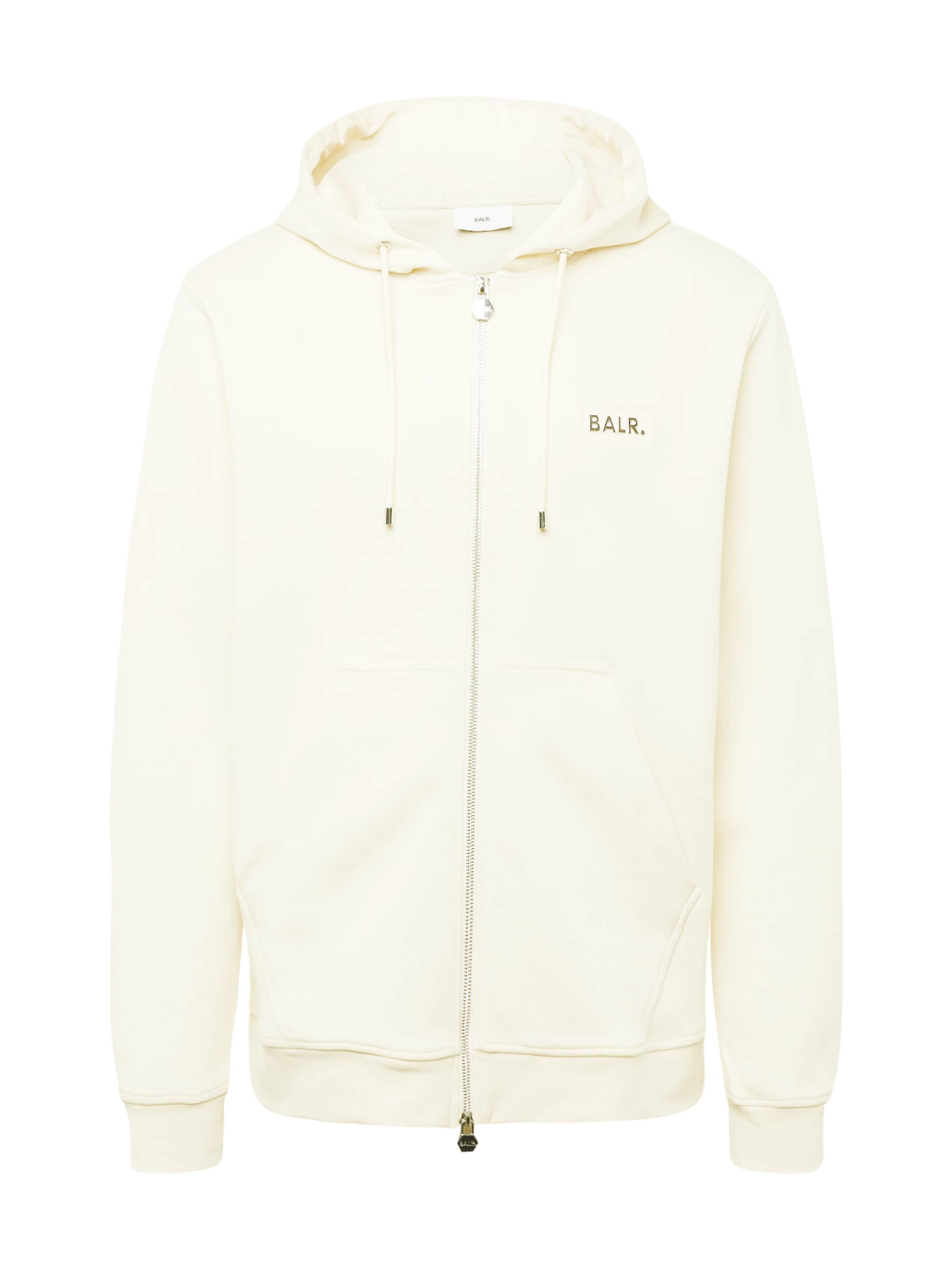 Veste de survêtement BALR. en blanc : devant