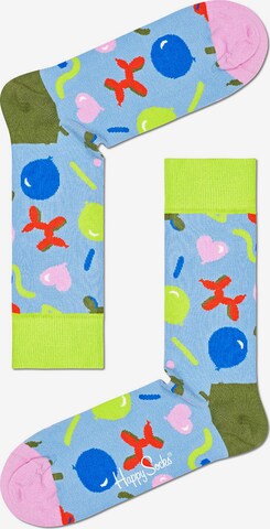 Chaussettes 'Happy Birthday' Happy Socks en bleu