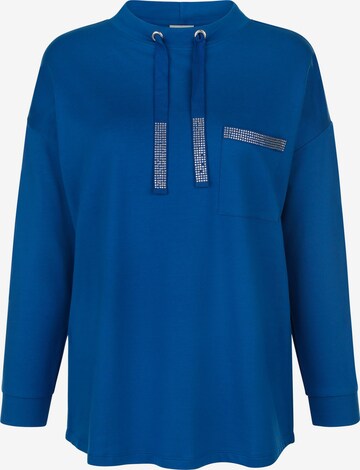 MIAMODA Sweatshirt in Blauw: voorkant