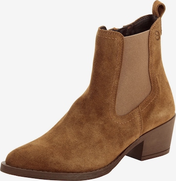 Tamaris Chelsea Boots in Braun: Vorderseite