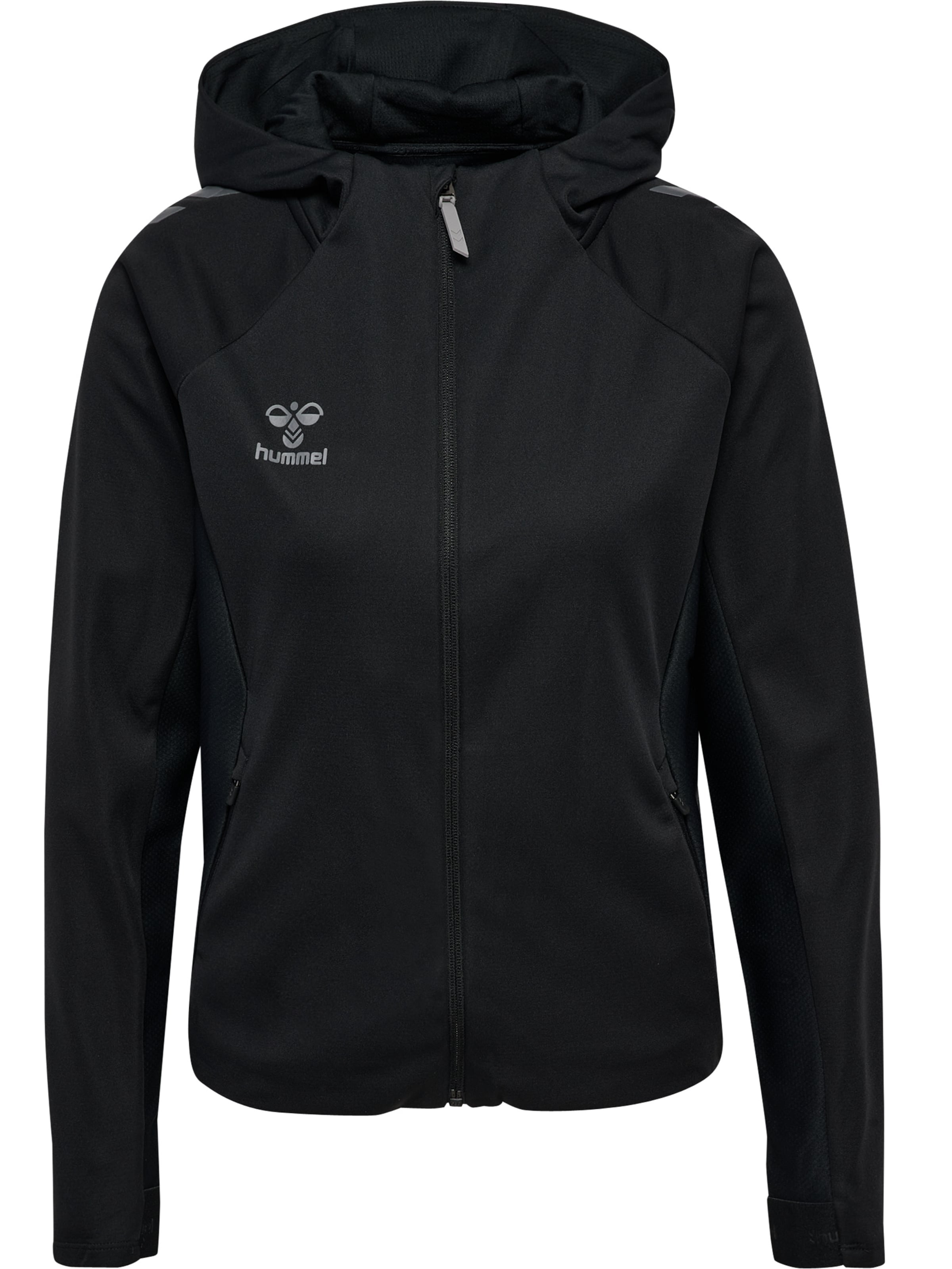 Hummel Sports sweat jacket 'Cima 2.0' in Black: front