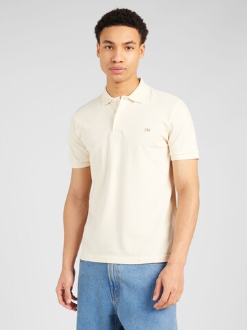 T-Shirt 'DANTE' SELECTED HOMME en blanc : devant