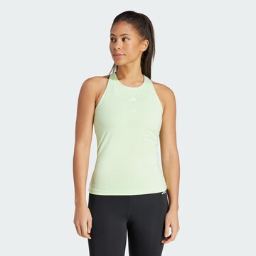 ADIDAS PERFORMANCE Sporttop in Groen: voorkant