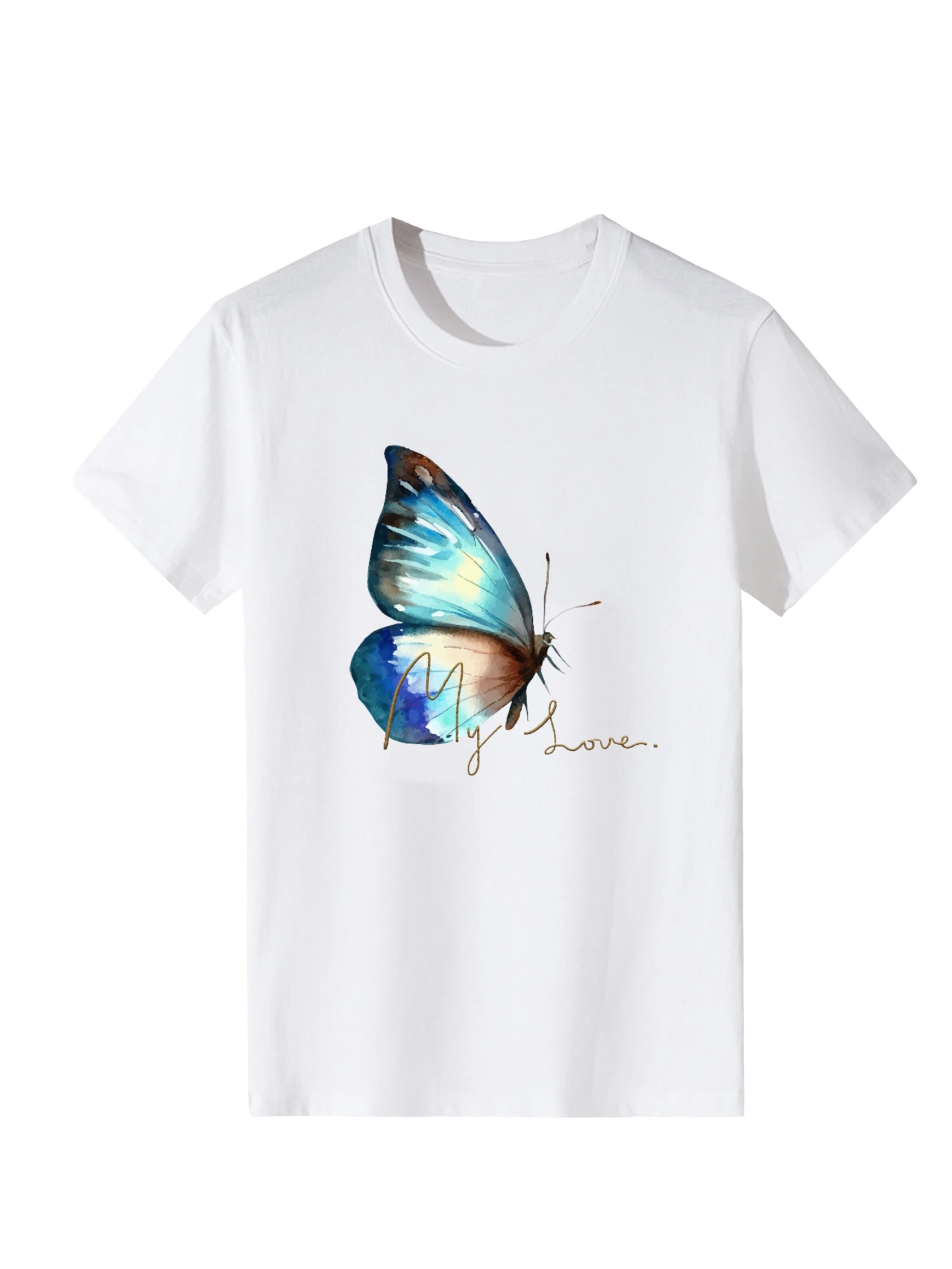 LapaPlus T-shirt en S en blanc, Vue avec produit