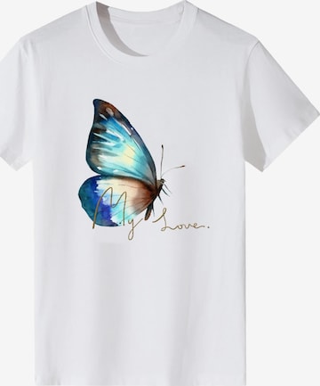 T-shirt LapaPlus en blanc : devant