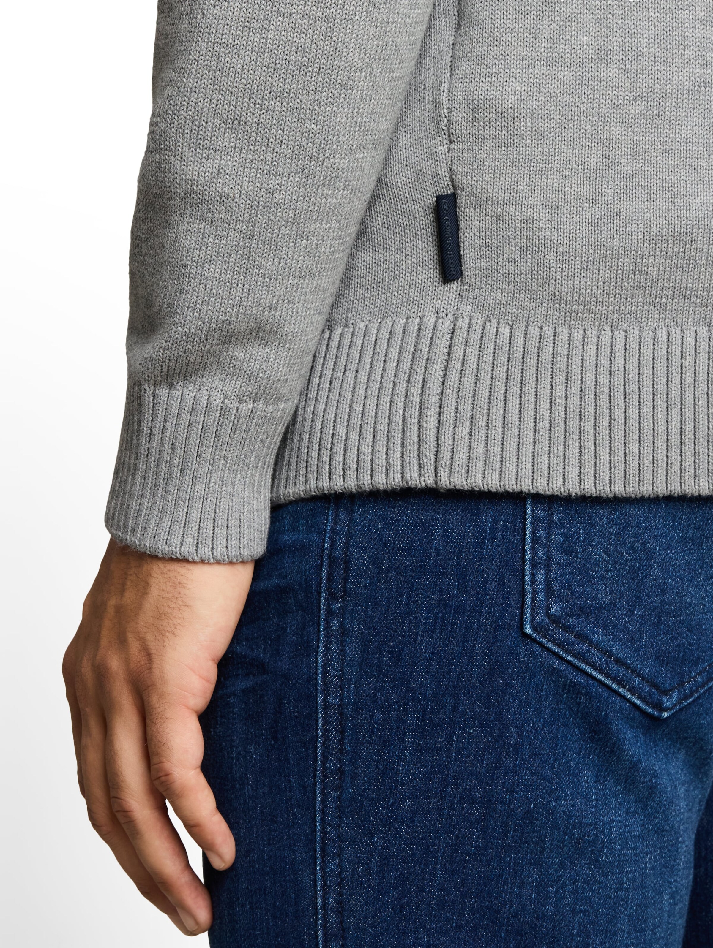 TOM TAILOR Pullover in Grau