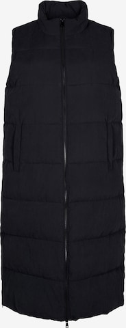 Gilet 'PEACHY' Zizzi en noir : devant