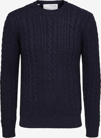 SELECTED HOMME Sweater 'Henry' in Blue: front