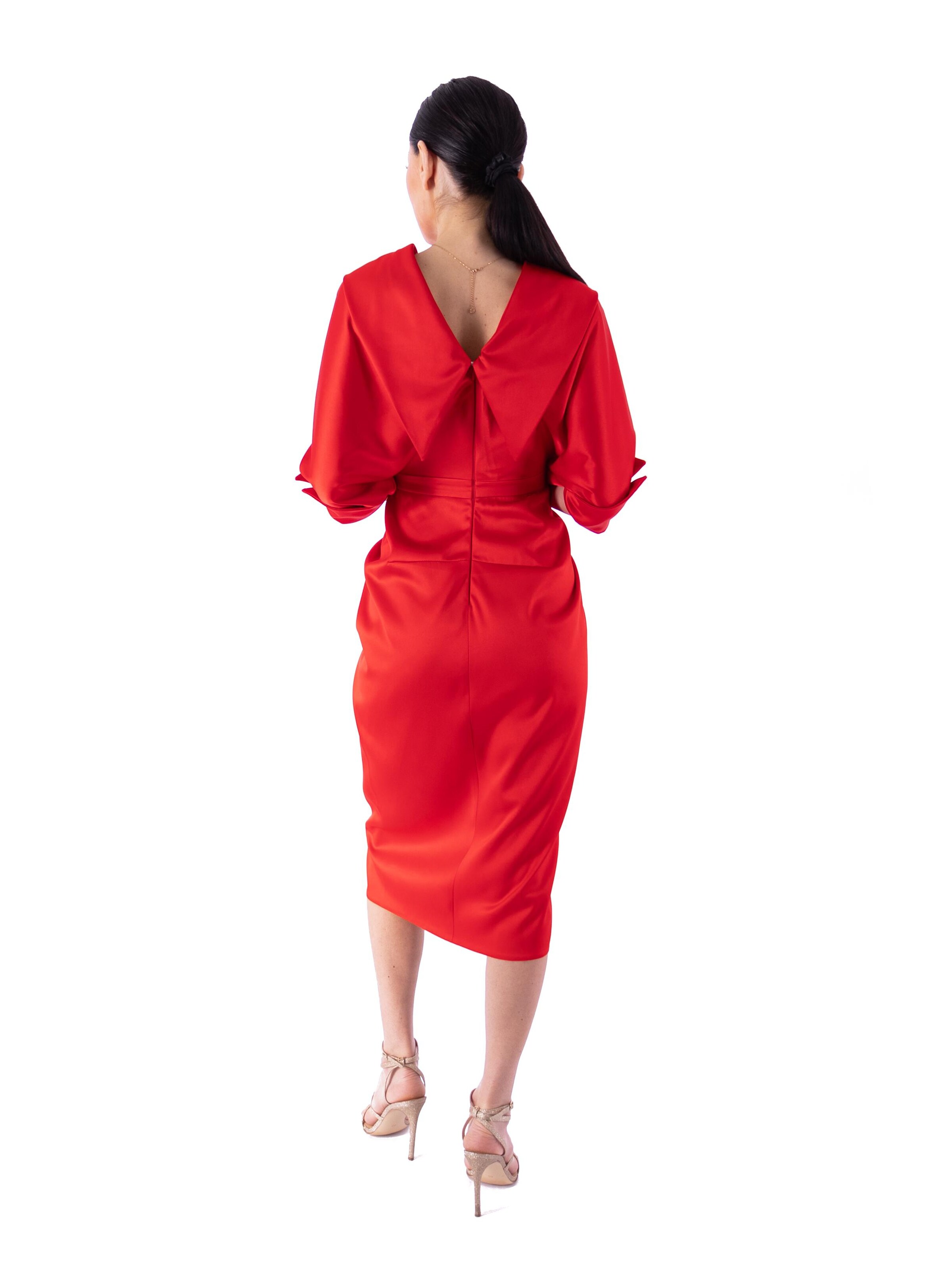 acob a porter Avondjurk in Rood