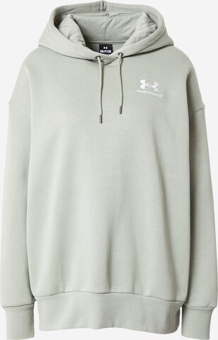 UNDER ARMOUR - Sweatshirt de desporto em verde: frente