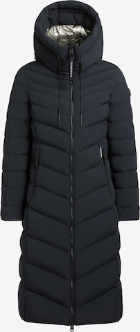 khujo Wintermantel 'Stoane2' in Blauw: voorkant