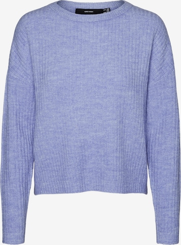 VERO MODA Trui 'Lefile' in Blauw: voorkant