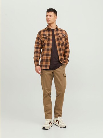 T-Shirt 'Noa' JACK & JONES en marron