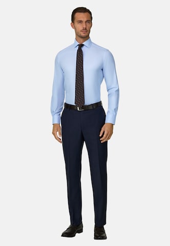 Boggi Milano Regular Fit Hemd in Blau