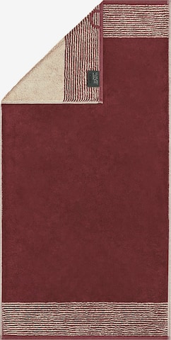 Serviette Cawö en rouge : devant