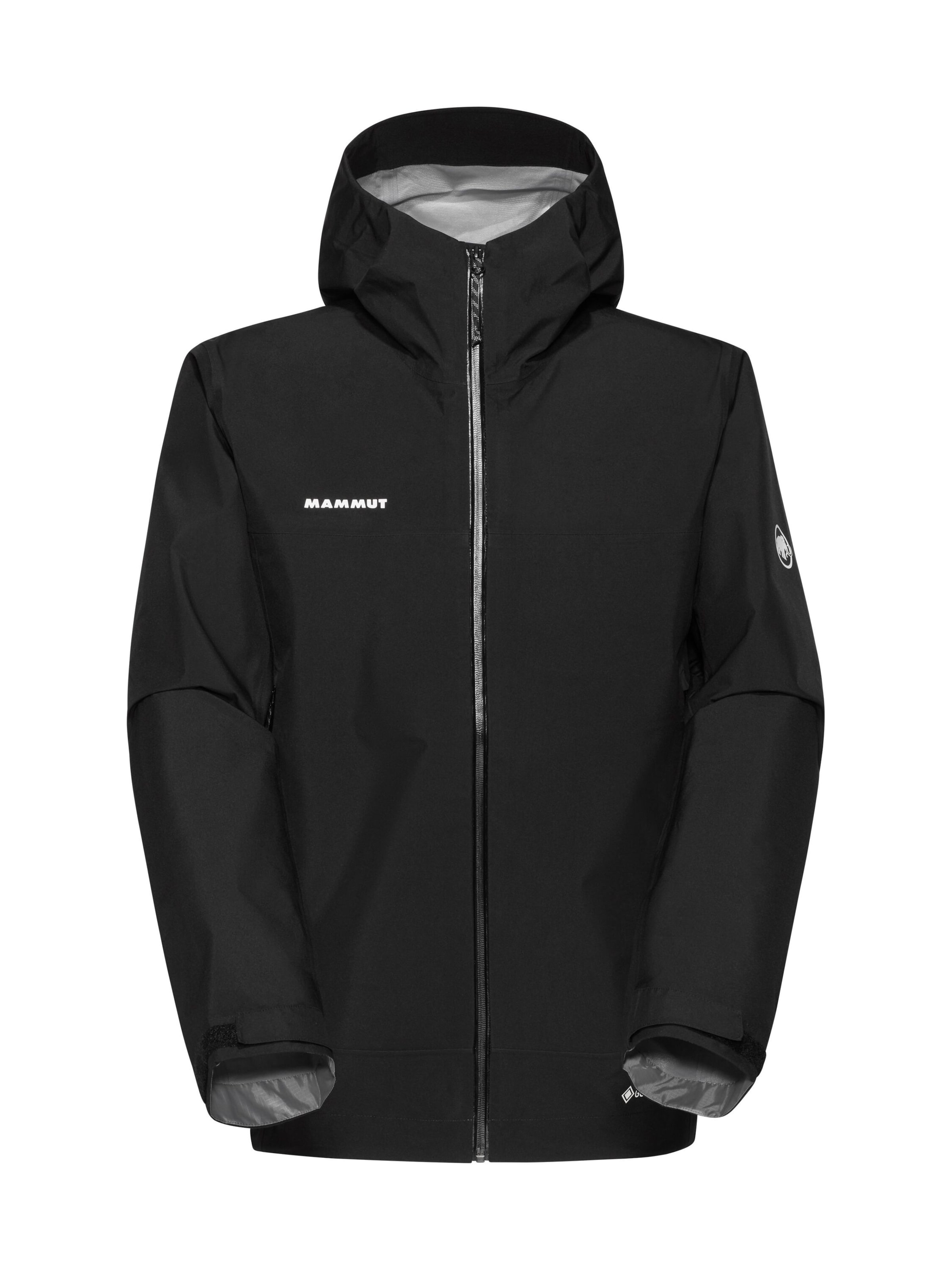 MAMMUT Outdoorjacke 'Crater' in Schwarz: Vorderseite