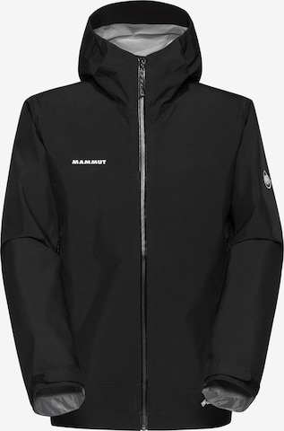 MAMMUT Outdoorjacke 'Crater' in Schwarz: Vorderseite