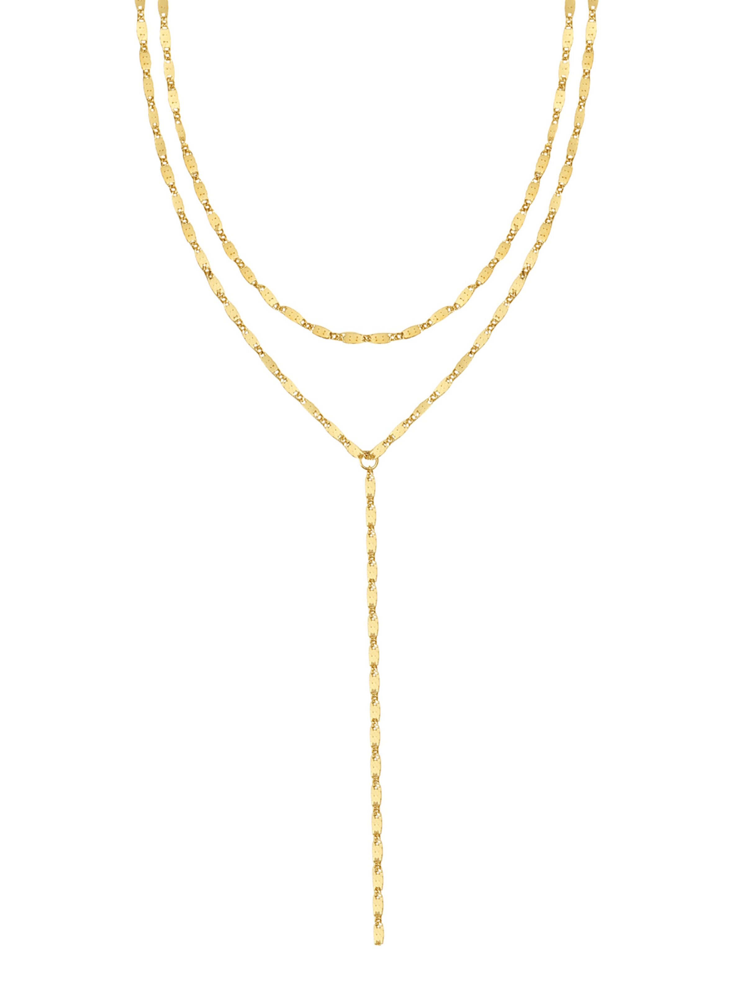 Hey Happiness Ketting 'Y-Layer' in Goud