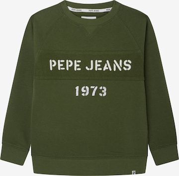 Pepe Jeans Свитшот 'ORSON' в Зеленый: спереди