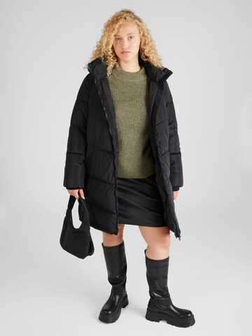 Vero Moda Curve Vinterfrakke 'VMChalsey' i sort