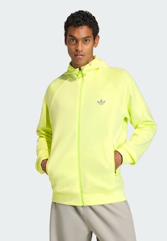 Giacca di felpa 'Trefoil Essentials' di ADIDAS ORIGINALS in giallo: frontale