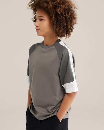 WE Fashion - Camisola em cinzento: frente