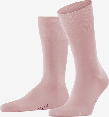 FALKE Sockor 'Tiago' i rosa: framsida